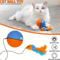 Interaktiver Katzenspielzeugball – Automatisches Laufspielzeug für Katzen