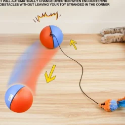 Interaktiver Katzenspielzeugball – Automatisches Laufspielzeug für Katzen