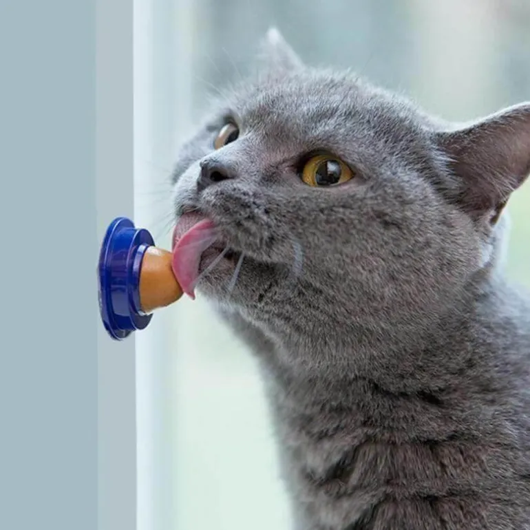 Interaktiver Leckerli-Spender für Katzen – Leckwerkzeug für Katzen