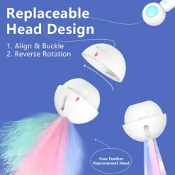 Interaktives einziehbares Katzenspielzeug – spannender Spaß für Ihren Stubentiger