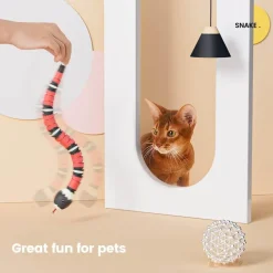 Interaktives intelligentes Katzenspielzeug – Schlangenspaß mit Sensorik