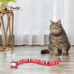 Interaktives intelligentes Katzenspielzeug – Schlangenspaß mit Sensorik
