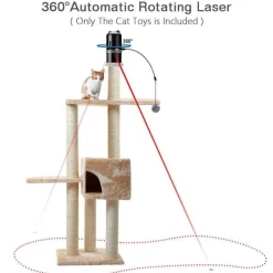 Interaktives Katzen-Laserspielzeug – Tragbares Haustierspielzeug