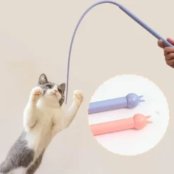 Interaktives Katzenspielzeug aus Silikon für spannenden Spielspaß