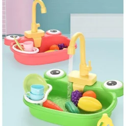 Interaktives Küchenspülenspielzeug für Kinder – lustiges Spielset für kreatives Lernen