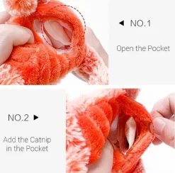 Interaktives Plüsch-Hummer-Katzenspielzeug – Spannende Spielzeit für Ihr Haustier