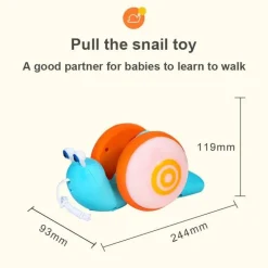 Interaktives Schneckenspielzeug – Pädagogisches Lernspiel für Kinder