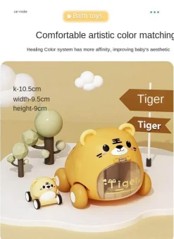 Interaktives Spielzeugauto – Lustiges Cartoon-Fahrzeug für Kinder