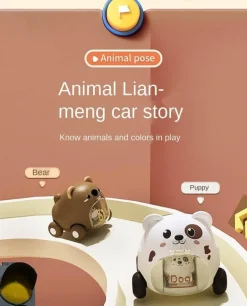Interaktives Spielzeugauto – Lustiges Cartoon-Fahrzeug für Kinder