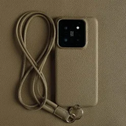 iPhone-Hülle aus echtem Leder – luxuriöses Rindsleder-Design