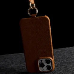 iPhone-Hülle aus echtem Leder – luxuriöses Rindsleder-Design