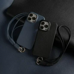 iPhone-Hülle aus echtem Leder – luxuriöses Rindsleder-Design