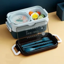 Isolierte, auslaufsichere Suppenschüssel – doppelschichtiger Lunchbehälter