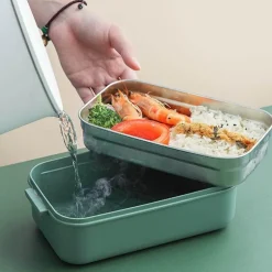 Isolierte, auslaufsichere Suppenschüssel – doppelschichtiger Lunchbehälter