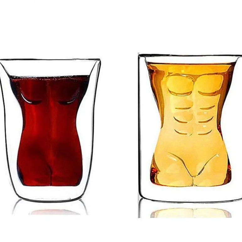 Isolierte doppelwandige Whiskygläser – elegantes Trinkgeschirr