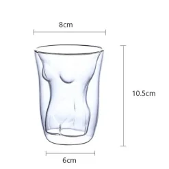 Isolierte doppelwandige Whiskygläser – elegantes Trinkgeschirr