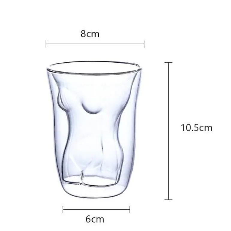 Isolierte doppelwandige Whiskygläser – elegantes Trinkgeschirr