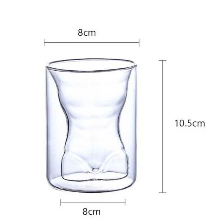 Isolierte doppelwandige Whiskygläser – elegantes Trinkgeschirr