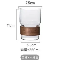 Isolierte Teetasse aus Glas – Premium-Becher für Heiß- und Kaltgetränke