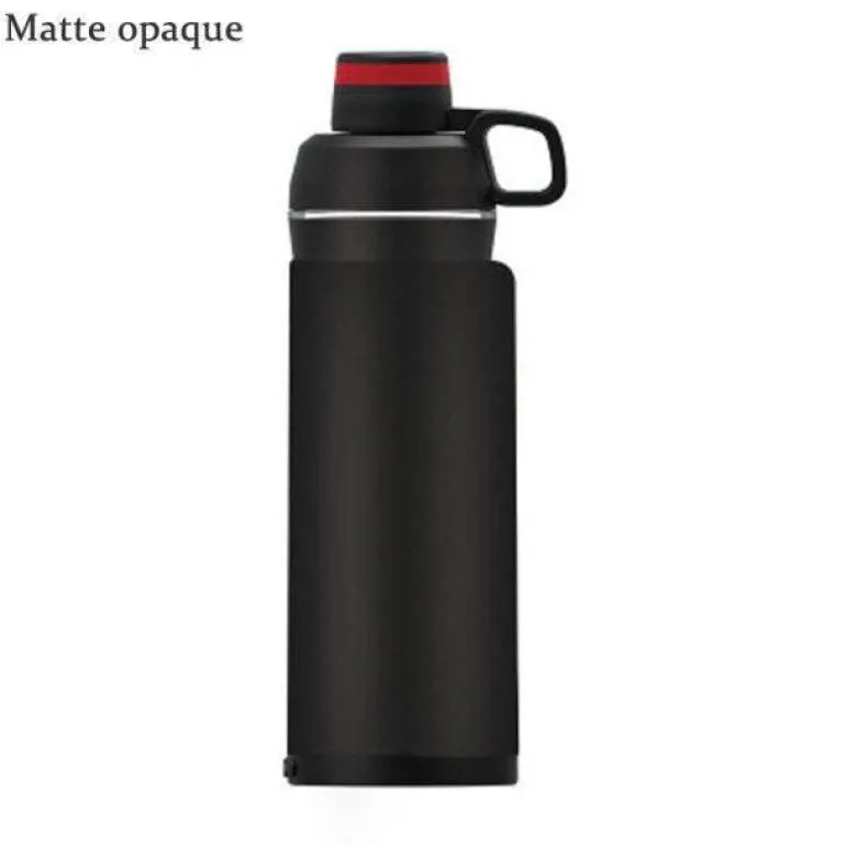 Isolierte Thermos-Wasserflasche – Reisebecher mit versteckter Tasche und Geheimfach