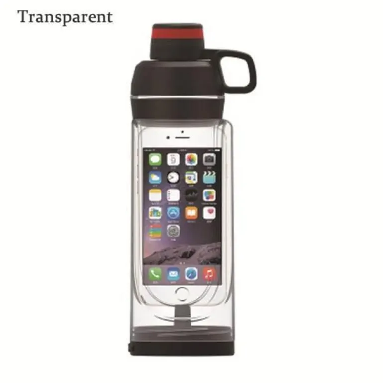 Isolierte Thermos-Wasserflasche – Reisebecher mit versteckter Tasche und Geheimfach