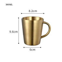 Isolierter Reisebecher aus Edelstahl – 420 ml Becher mit Deckel für das Homeoffice