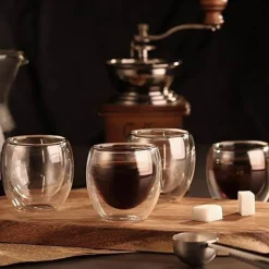 Isoliertes Espressoglas – Doppelwandiger Kaffeebecher für Heißgetränke