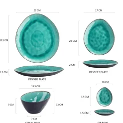 Isonoa Porzellan-Tafelservice – Elegantes Tafelservice