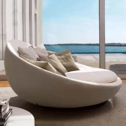 Italian Reclining Lounger Chair - European Elegance Design