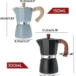Italienische Espressomaschine – Stilvolle Kanne für die Zubereitung zu Hause