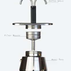 Italienische Kaffeekanne – Kreativer Espressokocher