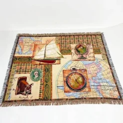 Jacquard-Sofadecke – Vielseitige Picknickmatte für den Außenbereich, Bettdecke