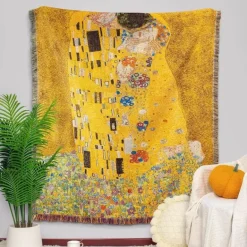 Jacquard-Wandteppich-Überwurfdecke – dekorativer Akzent für ein gemütliches Wohnzimmer