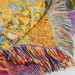 Jacquard-Wandteppich-Überwurfdecke – dekorativer Akzent für ein gemütliches Wohnzimmer