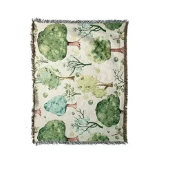 Jacquard-Wandteppichdecke – dekorative gewebte Überwurfdecke