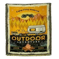 Jacquard-Wandteppichdecke – dekorative gewebte Überwurfdecke