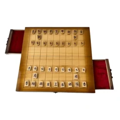 Japanese Chess Set, Shogi Board Game, Unique Gift for Couples