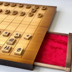 Japanese Chess Set, Shogi Board Game, Unique Gift for Couples