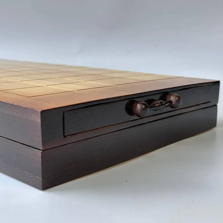 Japanese Chess Set, Shogi Board Game, Unique Gift for Couples