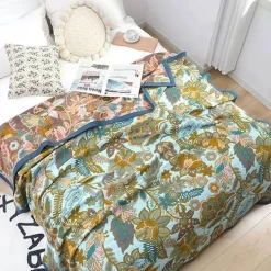 Japanische Baumwollgaze-Decke – Weiche Luxus-Sommerdecke für Erwachsene