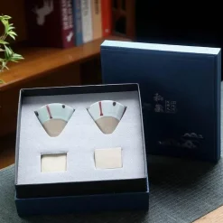 Japanische Espressotassen aus Porzellan – 100 ml Latte-Becher in Geschenkbox