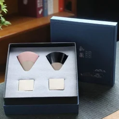 Japanische Espressotassen aus Porzellan – 100 ml Latte-Becher in Geschenkbox