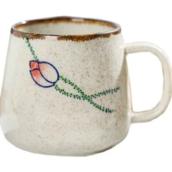 Japanische handgefertigte Keramiktassen – Retro-Design