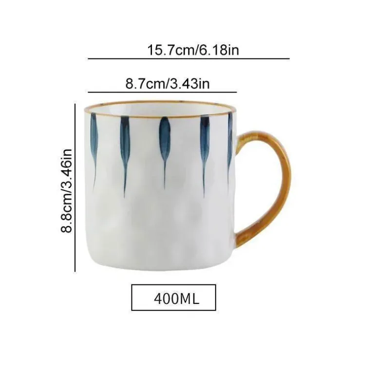 Japanische Keramiktasse mit Löffeldeckel – Elegante Teetasse