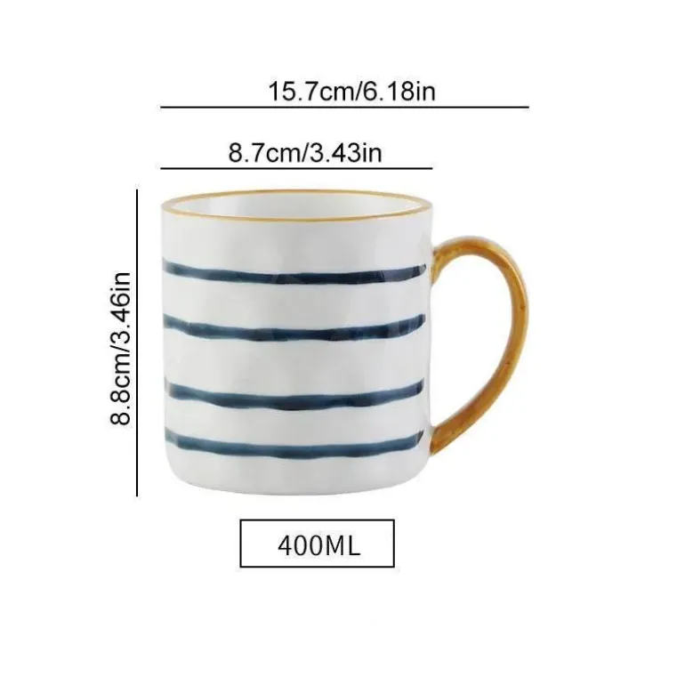 Japanische Keramiktasse mit Löffeldeckel – Elegante Teetasse