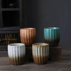 Japanische Keramik-Teetasse – Porzellan-Kung-Fu-Sake- und Kaffeetasse