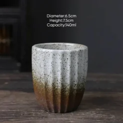 Japanische Keramik-Teetasse – Porzellan-Kung-Fu-Sake- und Kaffeetasse