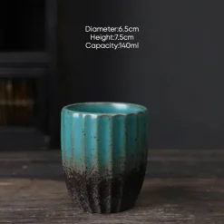 Japanische Keramik-Teetasse – Porzellan-Kung-Fu-Sake- und Kaffeetasse