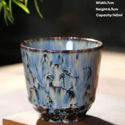 Japanische Keramik-Teetasse – Kung-Fu-Espresso-Kaffeetasse