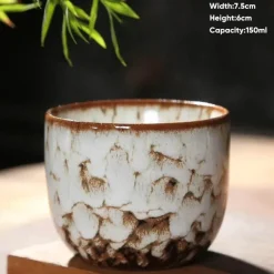 Japanische Keramik-Teetasse – Kung-Fu-Espresso-Kaffeetasse